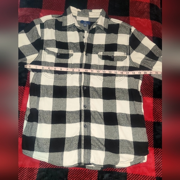 George Black and White Checkered Casual Shirt - Picture 7 of 7